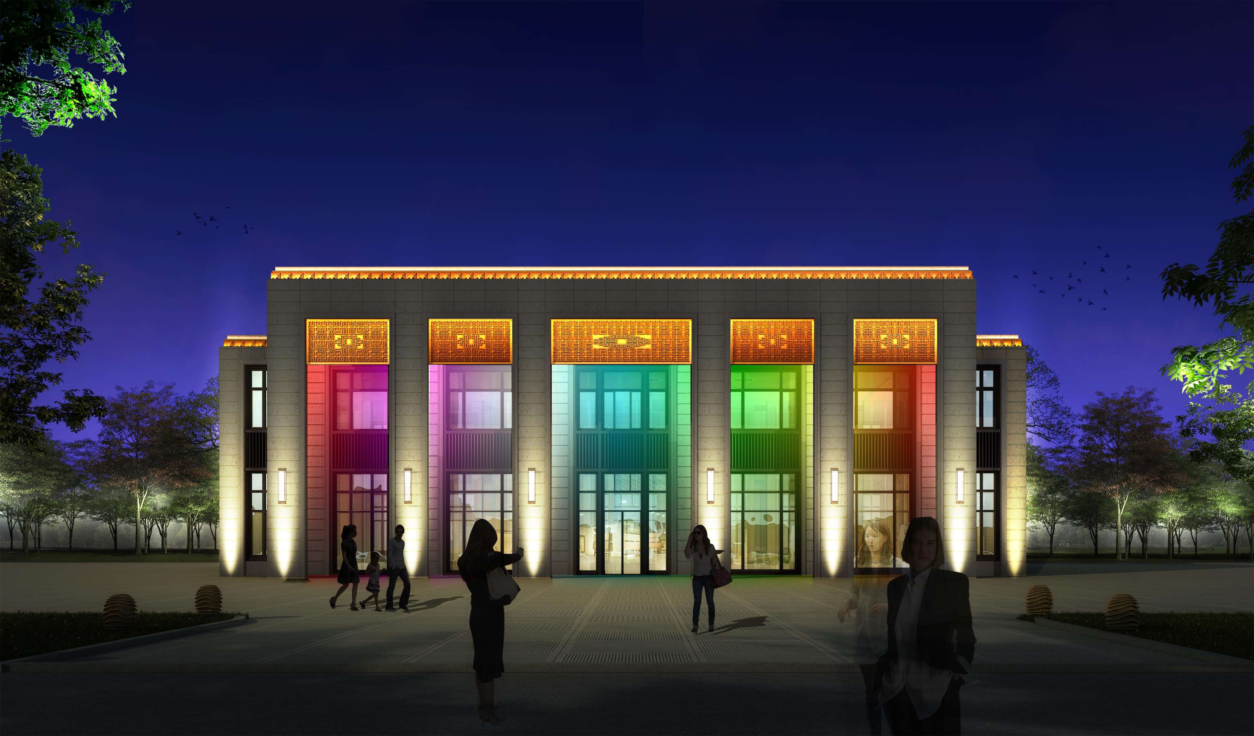 華譽美璟售樓部亮化